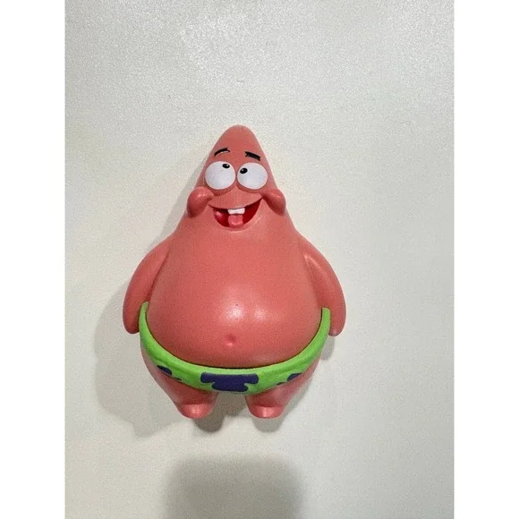 Pink Patrick Star Figurine SpongeBob Pink Starfish Toy Funny Shorts 6.5in funny - Picture 2 of 6